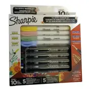 Sharpie Creative Marker Set acrylic markers and S Note markers 10 count NEW