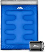 Sleeping Bag for Adults 3 Season Backpacking Lightweight Waterproof Season 3 Sleeping Bag Cold Weather Sleeping Bag for Kids Warm Camping Hiking Outdoor Travel Hunting with Compression Bags