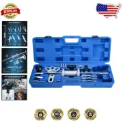Durable 17pc Slide Hammer Set with Adjustable Jaws for Internal/External Tasks
