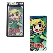New Minish Cap Link THE LEGEND OF ZELDA TriFold Wallet with Button Credit Card