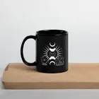 Fortune Teller Black Glossy Mug