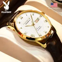 在飛比找蝦皮購物優惠-【現貨】PLAYBOY  2605 時尚 全自動機械錶 商務