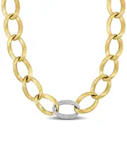 Diamond Select Cuts 14K 0.90 ct. tw. Diamond Chunky Stackable Necklace