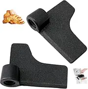 IUSOT 2PCS Bread Maker Paddle, Compatible for Panasonic BreadMaker, Non-Stick Teflon Coated Mixing Bread Maker Paddle Replacement, Breadmaker for Panasonic SD256 SD257 SD2511 SD2510 SD2501