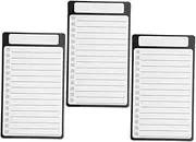 KICHOUSE Magnetic Dry Erase Board for Fridge Small Whiteboard Stand Reusable Notepad Shower Whiteboard Grocery List Magnet Pad