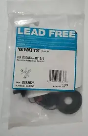 WATTS RK 009M3-RT 3/4 Total Valve Rubber Parts Repair Kit Backflow