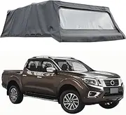 MHXJQY Truck Bed Soft Topper Tonneau Cover Compatible for Nissan Navara NP300 D40 D22 D23 2015-2025 Box Foldable Camper Shell Truck Top Accessories