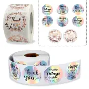500Pcs 1 inch Gifts Sealing Thank You Stickers Roll Rose Gold Gifts Lables Tags