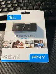 PNY 16GB Attaché 3 USB 2.0 Flash Drive New Selaed