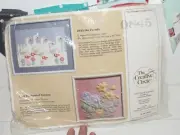 NEW Vintage 80s Creative Circle Kit On Parade Geese Goose Wall Hanging #0845