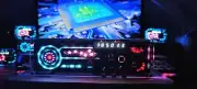 Modern RGB LED Clock Handmade VFD USB Digital Desk/Car/Home Decor Clock Gift