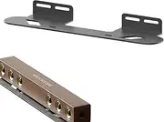 Soundbar Wall, Rack Speaker, TV Bracket Carbon Steel, Holder Under-TV Mount, Floating Depth Shelf for Space-Saving Router Storage, Remote Organizer, Acrylic Shelf, 41.5x11x13cm