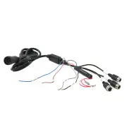 Elinz Power Harness for GEAR7S Monitor 12V 24V 3 AV Inputs 4PIN Advanced Car Truck Caravan