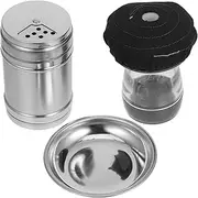 Zerodeko Pancake Basting Tool Practical Oil Wiper Mop Multi-use for Home Commercial Rust-Resistant Stainless Steel Jar