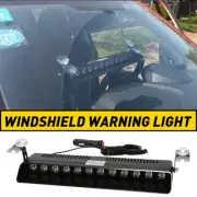 LED Car Warning Beacon Strobe Light Bar Windshield 12v White/Amber Waterproof D (for: Renault)