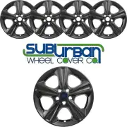 ONLY FITS 2013-2016 Ford Escape SE # IMP371BLK 17" Gloss Black Wheel Skins SET/4