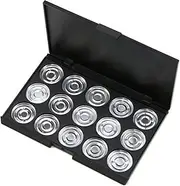 15 Empty Cosmetic Case Makeup Z Palette Mascara Blush Palette Lip Palette Eyeshadow Palette Eye Shadow Eyeshadow Case Silver