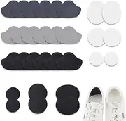 NICENEEDED 15 Pairs Shoe Heel Repair Patch, Self-Adhesive Inside Shoe Patches Shoe Hole Repair Patch Kit, Sneaker Hole Patch Heel Pads Suitable for Most Types of Shoes