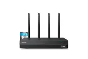 Reolink RLN12W 12-Channel Wi-Fi 6 NVR for 24/7 Recordings with Max. 16MP Resolution, Pre-installed 2TB HDD