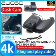 4K 2160P Wifi DVR Dash Cam Camera for Maserati Grecale M182 2022 2023 2024 2025