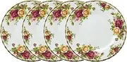 [Royal Doulton] Royal Albert Old Country Roses Bread and Butter Plates, Set of 4