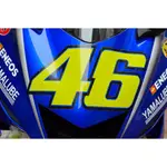 【日月GP車貼工作室】MOTO GP VALENTINO ROSSI 羅西 46車頭貼紙