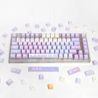 在飛比找蝦皮購物優惠-Dream GRAFFITI 可愛卡通紫色機械鍵盤鍵帽 12