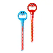 Hand-Held Smiling Face Five-Claw 32-Hole Bubble Wand Can Produce A Number4453