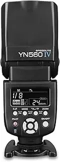 YONGNUO YN560 IV Wireless Flash 2.4GHz Support Fn Setting GN58 @ ISO100 Negative LCD Screen