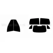For Nissan Almera Tino 5-door Mini MPV 2000+ Full Pre Cut Window Tint Kit Film
