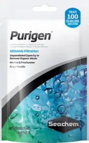 Seachem Purigen 100ml 60g Filter Bag Remove Waste Marine Freshwater Clear Water