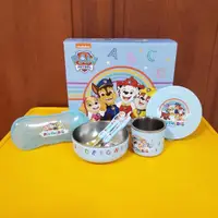 在飛比找momo購物網優惠-【paw patrol 汪汪隊立大功】不鏽鋼餐具4件組(兒童