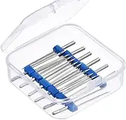 Shappy 12 Pieces Twin Needles, Double Twin Needles with Plastic Box for Household Sewing Machine, 3 Sizes Mixed 2.0/90, 3.0/90, 4.0/90