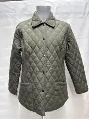 Ladies Pure And Natural Quilted Jacket Khaki Size 16 NWT