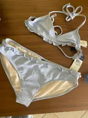 NEW 2pc GIRLS Polo Ralph Lauren Bikini Lilac/Bluish Size 14