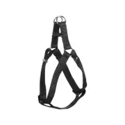 Flamingo Ziggi Black Dog Step&Go Harness - Medium