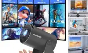 Mini Projector With WiFi and Bluetooth, 180 Rotatable Portable, 150" Smart