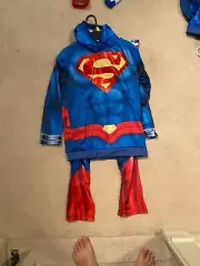 Wm22 - NWT Boys Large (10-12) * SUPERMAN * Anyday Heroes 2-Pc Set Hoodie & Pants