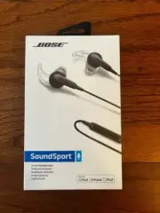 Bose SoundSport In-Ear Wired IE Headphone for iPhone | Black/Gray | NEW & SEALED
