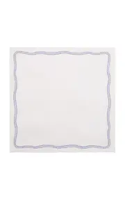 [Los Encajeros] Set of four Bowline White/Navy Napkin