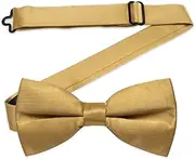 [YourTies] Pre-Tied Bow Tie Satin Solid Bowtie Adjustable Tuxedo Bowties for Men and Boys