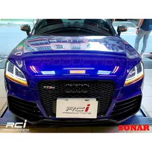 SONAR 奧迪 AUDI TT MK2 魚眼大燈 06-09 10-13 年 光柱式樣 跑馬方向燈 類MK3式樣