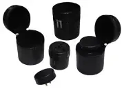 UNIVERSAL TRAVEL ADAPTER USB CHARGER BLACK CASE US AU UK EURO INTL POWER PLUG