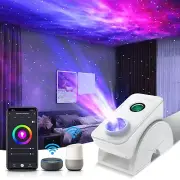 Smart Star Projector Galaxy Light, Starry Night Light Projector for Bedroom, ...