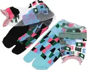 [LIFKOME] Elegant Two-toed Flip-flops Socks Breathable Summer Toe Socks Girls Style Lightweight Comfortable