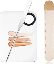 JOYAUS [2In1] Picasso Makeup Spatula, Stainless Steel Cosmetic Makeup Palette...