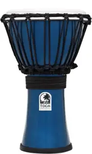 TFCDJ-7MB Freestyle Colorsound 7-Inch Djembe - Metallic Blue