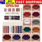12PCS Matte Lipstick Set Waterproof Long-Lasting Lipstick Beauty Cosmetic Make U