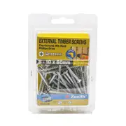 Zenith 8 - 10 x 60mm Galvanised Countersunk Rib Head Timber Screws - 50 Pack