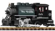 PIKO G-Scale ~ D&RGW 0-6-0 Saddletank Steam Engine With Lights & Smoke ~ 38255